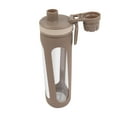 thumbnail image 5 of 20oz Water Bottles with Water Jug Lid Handle Reusable Fitness Sports Bottle Odor Proof and Stain Resistant, Protective Sleeved Glass Bottle, Smoking, 5 of 7