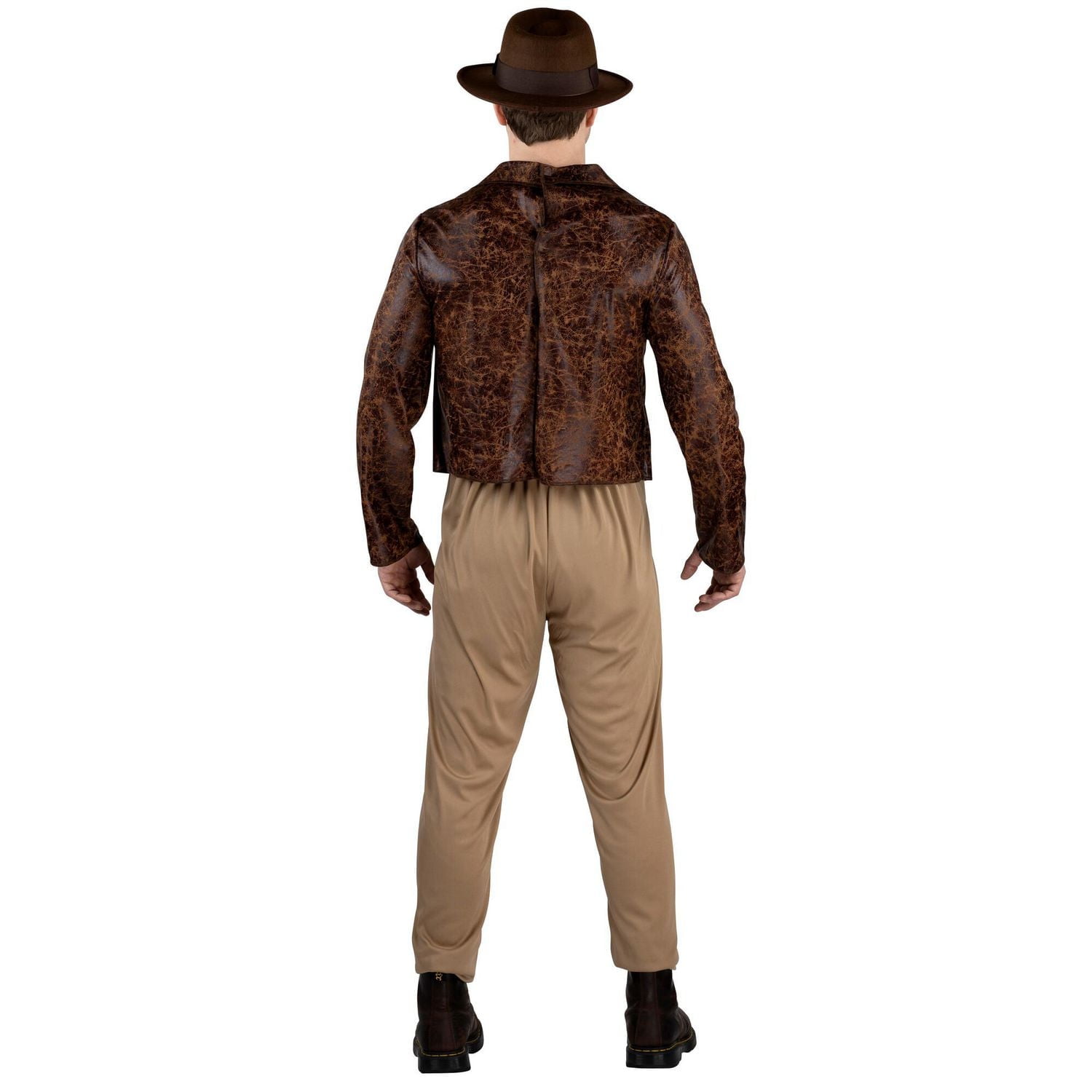 Adult INDIANA JONES Costume -Jacket and attached Shirt with Indiana Jones Logo, Pants, and Hat