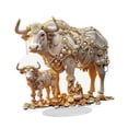 thumbnail image 2 of S SERENABLE Acrylic Cows Table Decoration Cows Table Decor, Desktop Decoration, Ideal Gift 2D Flat Sign for Display Shelf, 2 of 8