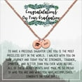 thumbnail image 2 of Anavia College Graduation Gift for Best Friend - 2021 Graduation Gifts for Friend - Congratulations On Your Graduation - Stainless Steel Bachelor Cap Necklace Jewelry Gift, 2 of 7