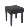 thumbnail image 1 of CorLiving Antonio Dark Grey Fabric 16" Square Bench, 1 of 6