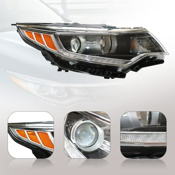 Headlight Assembly Passenger RH Light For Kia Optima 2016 2017 2018 Halogen LED