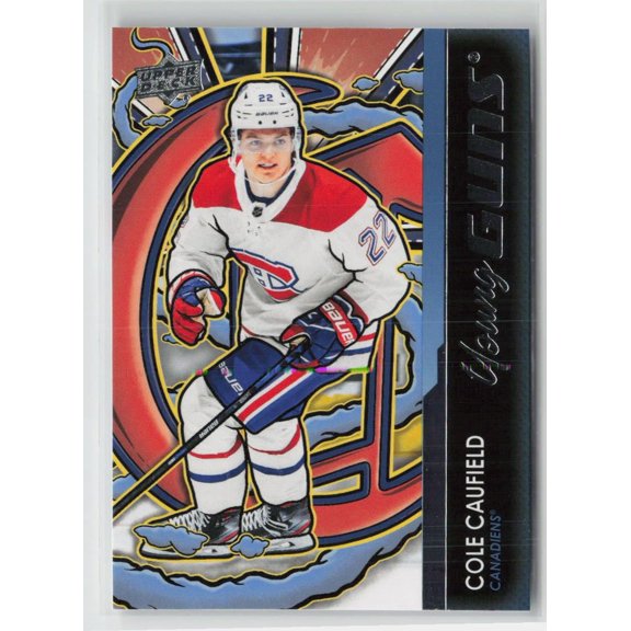 2024-25 Upper Deck Series Two Young Guns Renewed Cole Caufield #201 Montreal Canadiens Hockey Card
