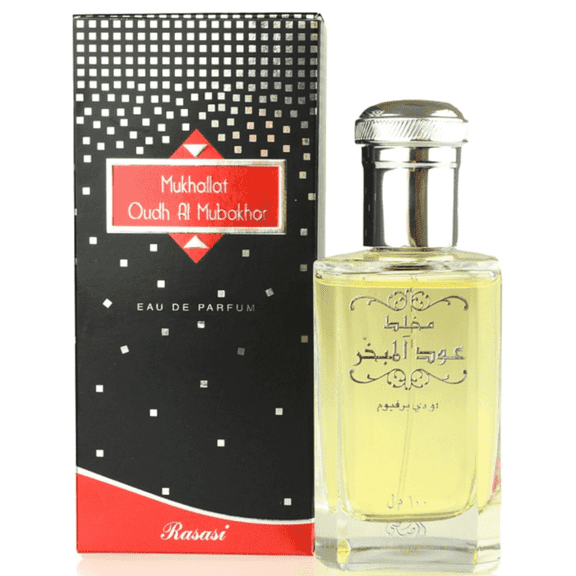 Rasasi Perfumes Mukhallat Oudh Al Mubakhar EDP Natural Spray - 100ml (3.4 oz)