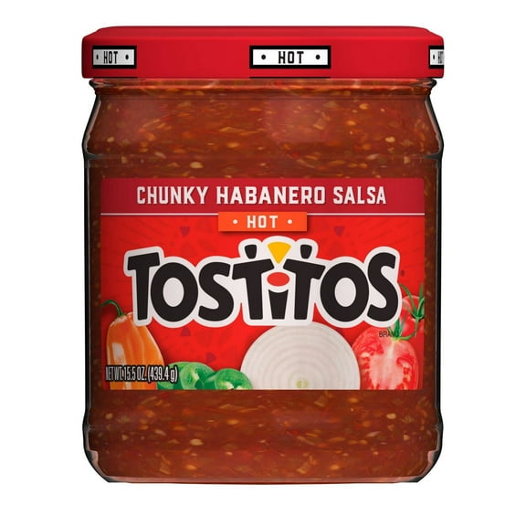 Tostitos Chunky Habanero Hot Salsa Dip - 15.5oz - Pack of 2