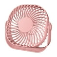 thumbnail image 2 of Needhep Lightweight Usb Rechargeable Fan,Rotating Fan for Bedroom, Air Circulation Fan, Handfan Portable Fan, Foldable Portable Fan (Pink), 2 of 7