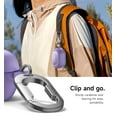 thumbnail image 6 of SURITCH Protection Case for Bose New QuietComfort Earbuds (2024), Rugged Shockproof Protective Cover with Magnetic Lok & Carabiner & Cleaning Kit, Purple, 6 of 8