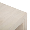 thumbnail image 4 of Modern Rectangular Coffee Table (48in x 24in / 1220mm x 610mm), White Sand Wirebrush, 4 of 5