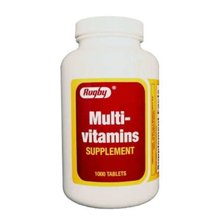 UPC 005364046107 product image for Rugby Multivitamins Tab Ascorbic Acid-38 Mg Red 1000 Tablets Upc 005364046107 | upcitemdb.com
