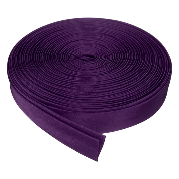 Uxcell Double Fold Bias Tape for Sewing 3/4" x 10 Yards Bias Tape Dark Purple