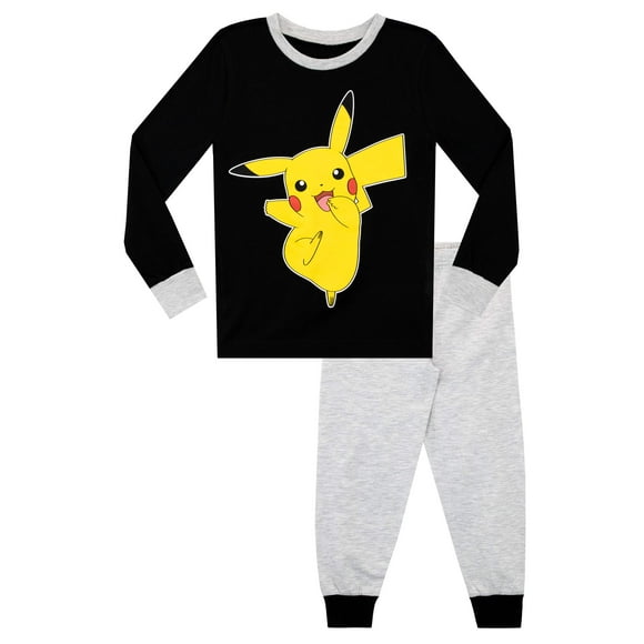 Pijama Pokemon Boys Pikachu talla 10 negro