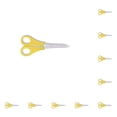 thumbnail image 2 of Tijeras Antiguas Tholdsy Manual de Bricolaje Medición Precisa Amarillo 10piezas, 2 of 5