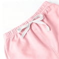 thumbnail image 6 of Cethrio Boys Cotton Shorts, Casual 3 Piece Drawstring Elastic Waist Kids Athletic Shorts Pink Size 2-3 T, 6 of 7