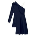 thumbnail image 6 of CHICTRY Womens Ballet Lyrical Dance Wear One Shoulder Asymmetrical Modern Dance Dress, 6 of 7