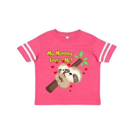 

Inktastic My Mommy Loves Me Gift Toddler Boy or Toddler Girl T-Shirt