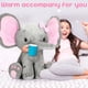 thumbnail image 5 of Peluche Jenaai, elefante gigante de peluche, 60 cm, para niños, 5 of 6
