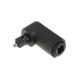 thumbnail image 1 of High Quality Gold Plated Square To Square 90 Degree Right Angle Toslink Digital Audio Adapter, 1 of 1