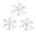 thumbnail image 2 of 3 uds Navidad copo de nieve blanco Windows fiesta árboles de Navidad decoración colgante (22cm Likrtyny Oficina Multiescena Multifunción, 2 of 6