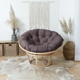 thumbnail image 3 of Sorra Home  Velvet Papasan Cushion 48 x 48 x 4 - Fig Purple, 3 of 5