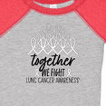 thumbnail image 4 of Inktastic Together, We Fight Lung Cancer Awareness Boys or Girls Baby Bodysuit, 4 of 5
