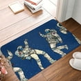 thumbnail image 5 of Fotbe Extra Durable Door Mat - Dirt Trapping Outdoor Welcome Mats - Non-Slip Outdoor Door Mats - Low Profile Front Door Mat - Indoor (16" x 24", Disco party Astronaut Dancing ), 5 of 9