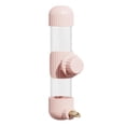 thumbnail image 2 of Alimentador de agua para pájaros y mascotas, dispensador de agua automático, jaula exterior, alimentador de bebida para loros, fácil de limpiar, para Rosa 220ml, 2 of 8