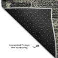 thumbnail image 6 of Dalyn Rugs Premium Machine Washable Mayfield AMF989 Black 1'8" x 2'6" Rug, 6 of 6