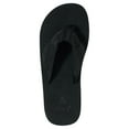 thumbnail image 2 of REEF Womens Black 1/2" Platform Comfort Sandy Round Toe Wedge Slip On Flip Flop Sandal 8, 2 of 10