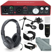 Focusrite Scarlett 6i6 USB Audio Interface and Deluxe Accessory bundle with S...