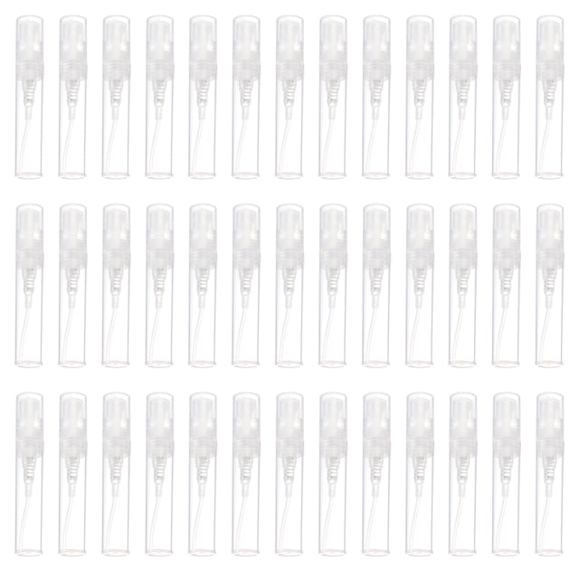 BRIGHTFUFU 60 uds botellas vacías de Perfume Mini botellas de Spray cosméticos subenvases botellas contenedores de muestra de maquillaje 3ml