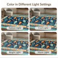 thumbnail image 7 of ODIKA 5'x7' Ultra-Soft Area Rug, Deep Blue Ocean with Playful Sea Creatures Vibrant Turtles, Fish, Octopus Amid Reefs Washable, Bare feet friendly, Silk-Touch for Bedroom Home office, 7 of 7