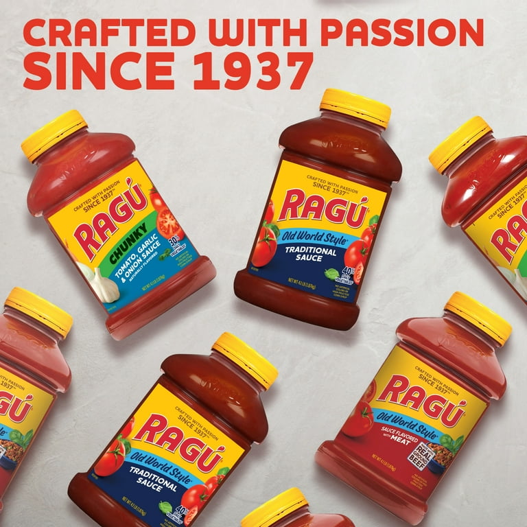 Ragu Old World Style Traditional Pasta Sauce with Spaghetti Ragu Old World Style Traditional Pasta Sauce with Spaghetti