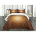 thumbnail image 3 of Ambesonne Tan Quilted Bedspread Set 3 Pcs, Art Animals Flowers, Queen Size, Brown Tan Yellow, 3 of 5