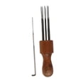 thumbnail image 3 of Abbracc Embroidery Punch Needle Wood Handle Needlework for Rug Making Floss Crafting Type C, 3 of 9