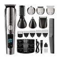 thumbnail image 1 of Recortadora de barba para hombres, recortadora de pelo, afeitadora de corte Facial para bigote, cuerpo, nariz, oreja, recargable por USB, 1 of 5