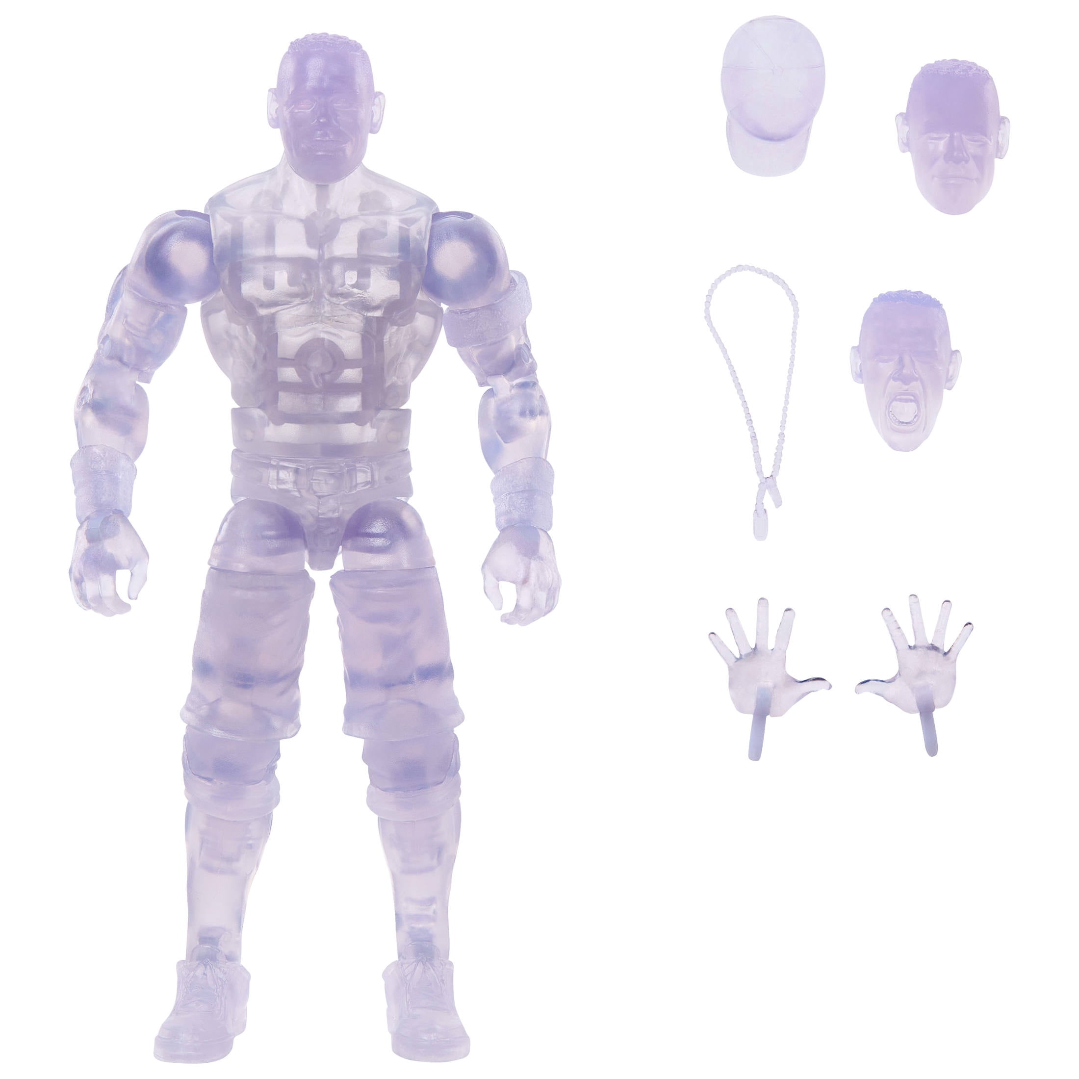 WWE Elite John Cena Action Figure, Greatest Hits 2025, 6-inch Transparent Collectible with Accessories