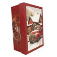 thumbnail image 1 of Boîte rectangulaire moyenne, camion rouge par Holiday Time, 1 of 7
