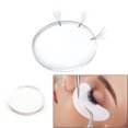 thumbnail image 1 of OULII 10 Pcs Coussinets de Greffage pour Cils en Silicone Blanc pour Usage en Salon Femmes, 1 of 8