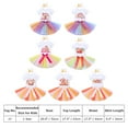 thumbnail image 3 of IBTOM CASTLE Baby Girls Boho Rainbow Sun 1st Birthday Outfit Romper Tutu Skirt Headband 3PCS Clothes Set for Cake Smash Photo Prop, 3 of 8