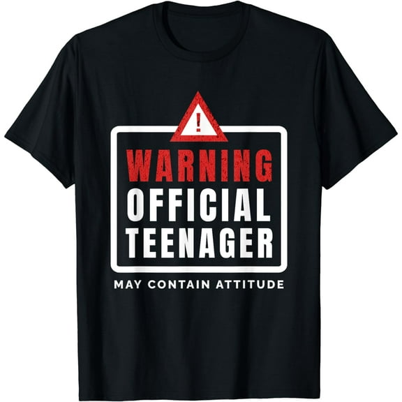 Warning Official Teenager Birthday 13 Year Old Boys Girls T-Shirt