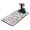 Jungle H, variant on Jungle Hibiscus Palm Coffee Mat - Multi-Functional Absorbent Drying Mat with Tropical Print, Non-Slip Rubber Base for Stability