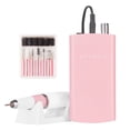 thumbnail image 1 of Taladro de uñas Makartt Malory Pink 3000 RPM recargable con brocas, 1 of 9
