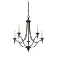 thumbnail image 5 of Savoy House Herndon 5-Light Chandelier in English Bronze, 5 of 6