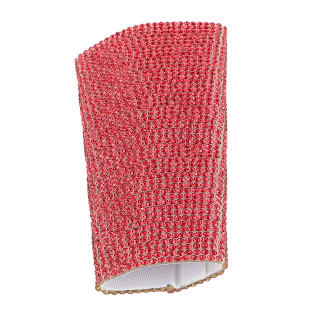 Microphone Handle Cover Sparkly Bling Rhinestone Mic Decorative Sleeve Wrap for SM58 - Weddings Parties Events Travel TV