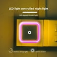 thumbnail image 6 of YZEGDCH LED Night Light Lamp with Smart Sensor Dusk to Dawn Sensor Daylight White, 0.5W Plug-in(Pink) Lamp, 6 of 9