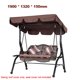 thumbnail image 1 of Toldo columpio superior para exteriores cubierta impermeable parasol para jardín Patio, 1 of 8