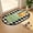 A, variant on AURIGATE Black White Checkered Pumpkin Diatom Ooze Doormat, 23.62x15.75 in Oval Absorbent Floor Mat, 4 Assorted Autumn Harvest Patterns for Entryway Decor