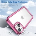thumbnail image 2 of Allytech Clear Back Case for iPhone 13 5G 6.1 inch 2021, Drop Protection Shock-Absorbing Corners Anti-Scratch Soft TPU Edges (Without Screen Protector) Cover for iPhone 13 2021 (6.1"), Rose, 2 of 8