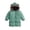 Green, variant on ITSAME Girls Hooded Puffer Coat Long Sleeve Full Zip Winter Quilted Warm Outerwear Jacket with Pockets Navy Size 6