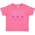 thumbnail image 3 of Inktastic Gigi Said I Could Funny Granddaughter Girls Girls Toddler T-Shirt, 3 of 5